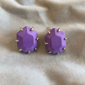 Kendra Scott purple Morgan stud